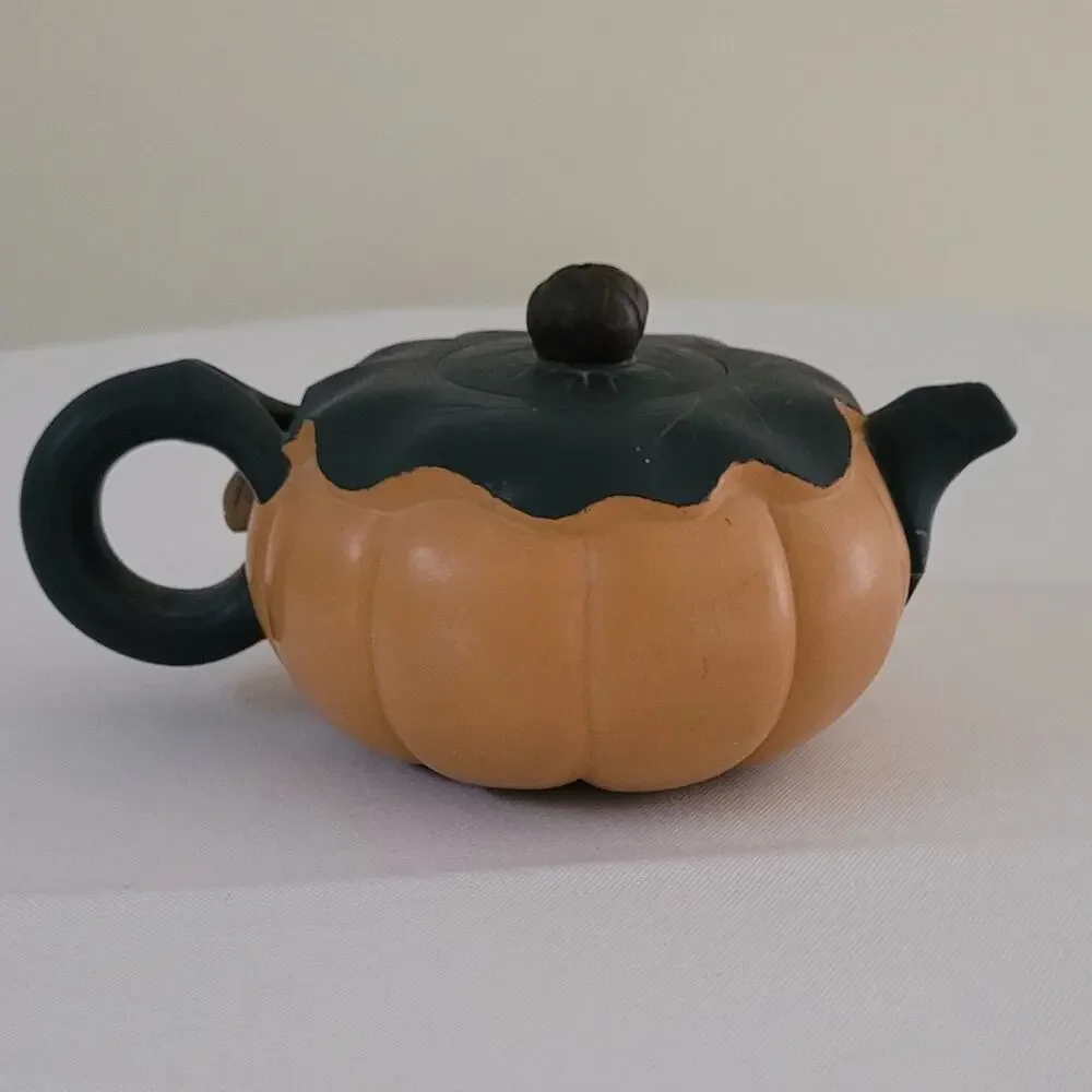 YIXING/ZISHA Handmade Clay Tea Pot Pumpkin Design--Gao Jianfang's teapot/Copy
